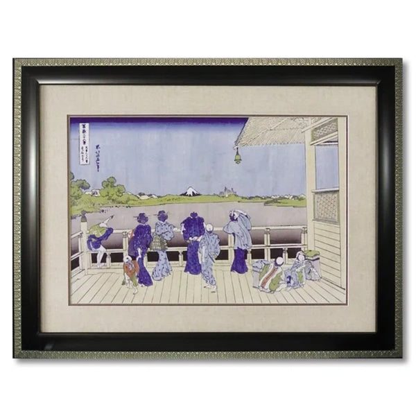 アートパネル葛飾北斎『五百羅漢寺』79×61cm