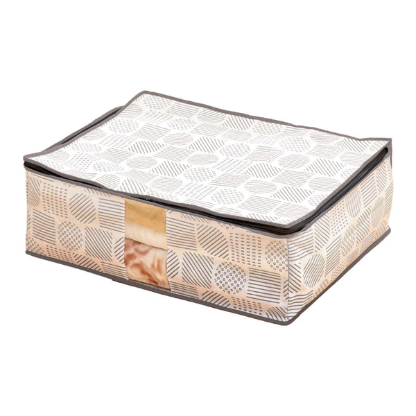 収納袋毛布収納袋北欧柄幅70×奥行53×高さ24cm