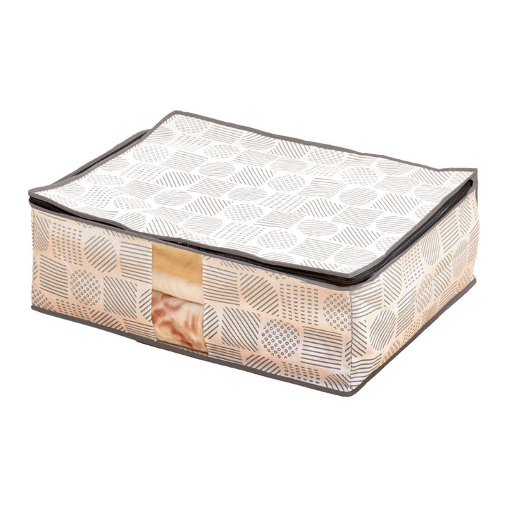 収納袋毛布収納袋北欧柄幅70×奥行53×高さ24cm