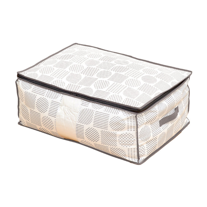 収納袋羽毛布団収納袋北欧柄幅70×奥行50×高さ30cm