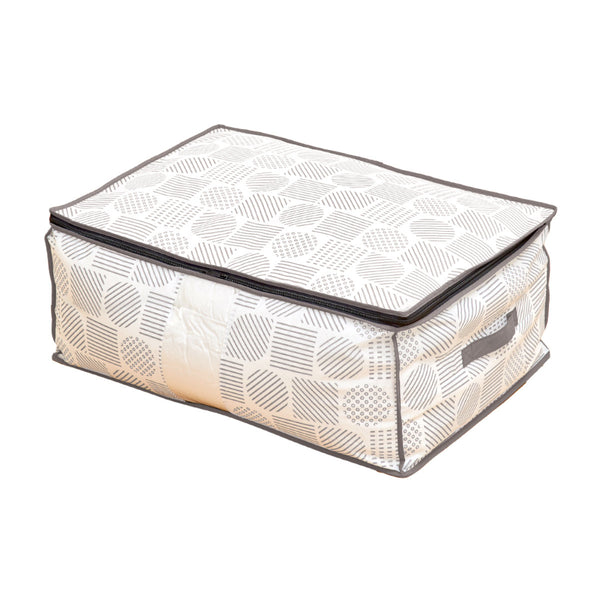 収納袋羽毛布団収納袋北欧柄幅70×奥行50×高さ30cm