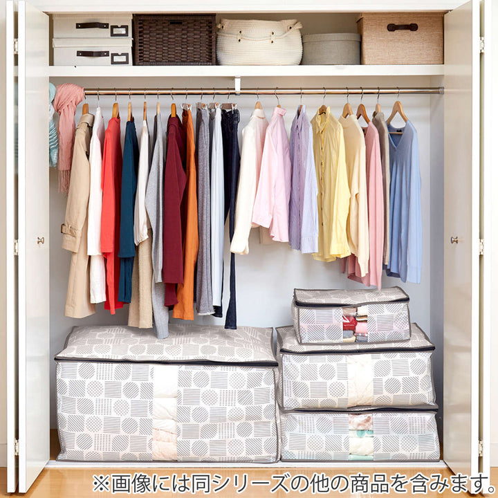 収納袋布団・こたつ布団収納袋北欧柄幅100×奥行65×高さ50cm