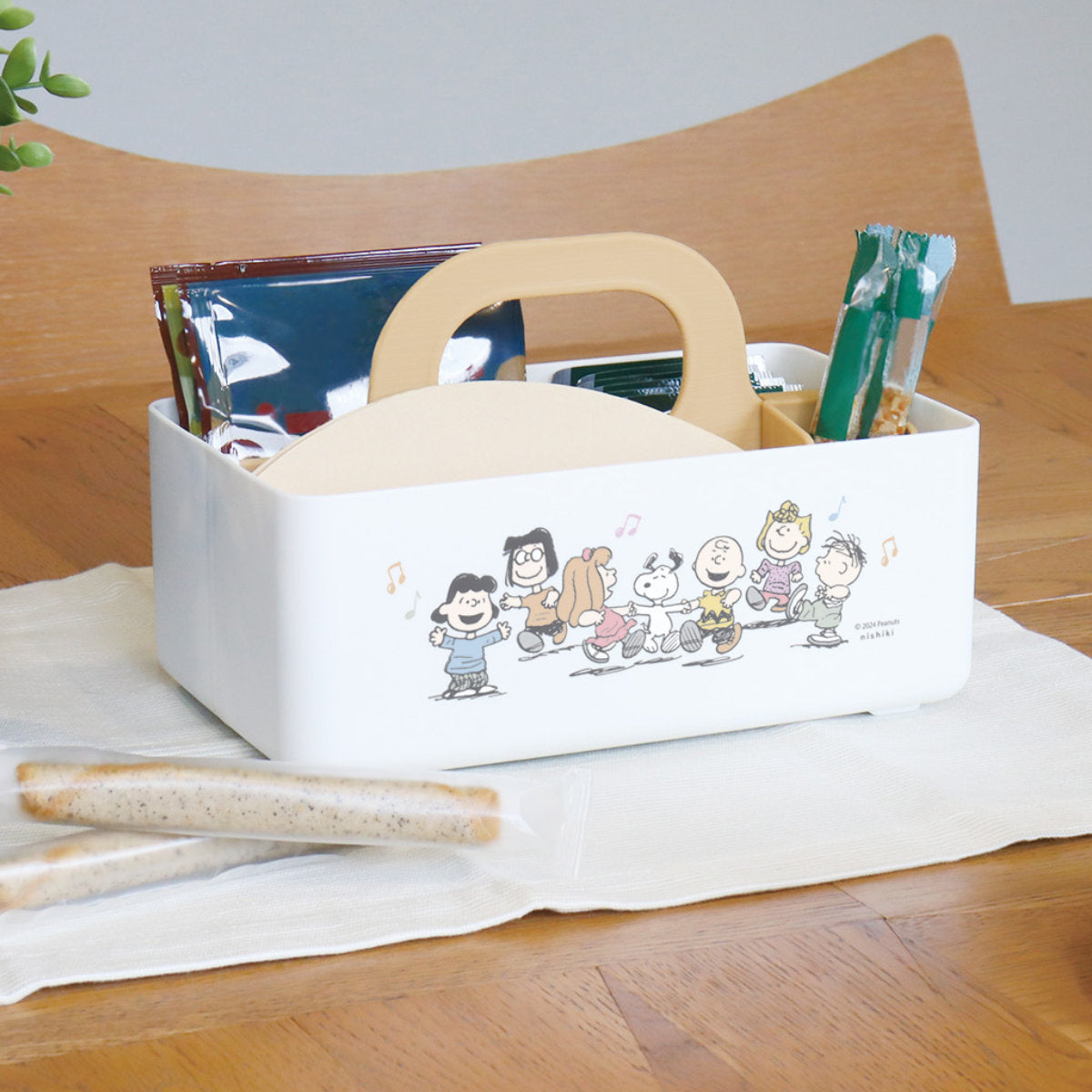 収納ボックス ミニモッテケース スヌーピー 小物入れ 幅20.7×奥行12.5