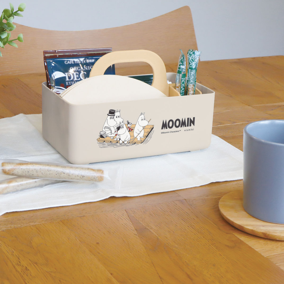 収納ボックス ミニモッテケース ムーミン 小物入れ 幅20.7×奥行12.5×高