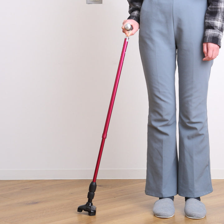 杖自立式伸縮もっちートリプルサスペンションシリコングリップASG-G3