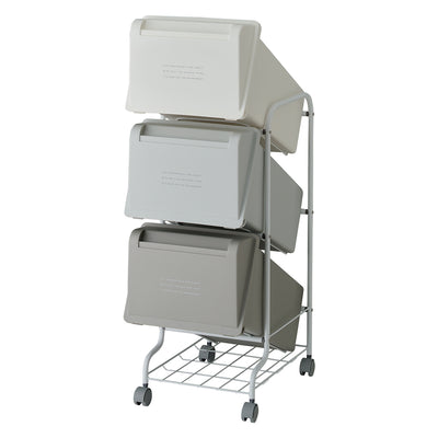 ゴミ箱 分別 3段 60L コンテナスタイル