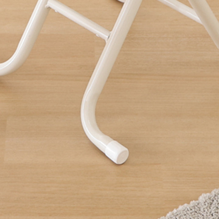 折りたたみ椅子座面高47cm背もたれ付厚座タイプノエル