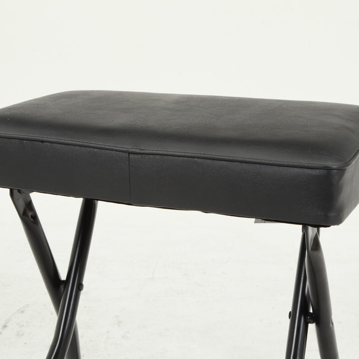 折りたたみ椅子座面高49cmスツールワイドチェアバーディー