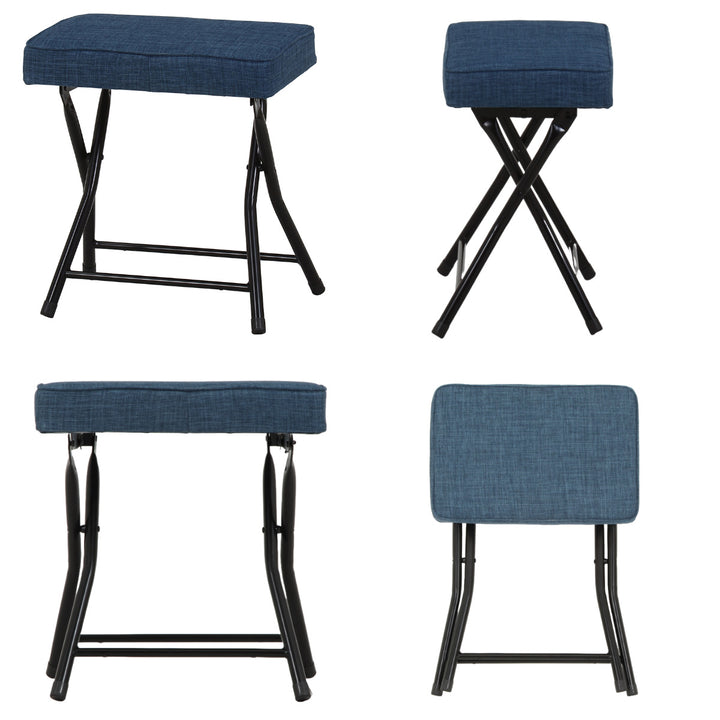 折りたたみ椅子座面高49cmスツールワイドチェアバーディー