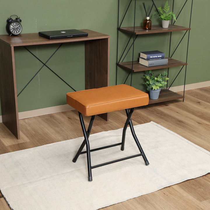 折りたたみ椅子座面高49cmスツールワイドチェアバーディー