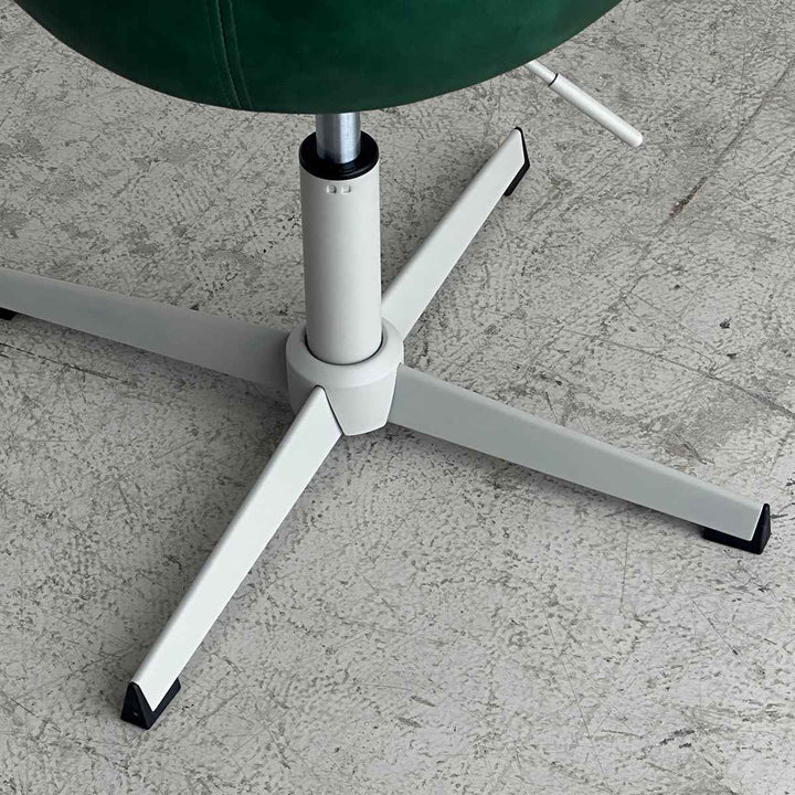 ダイニングチェア昇降式座面高67.5～77.5cmラウンドチェアフラム