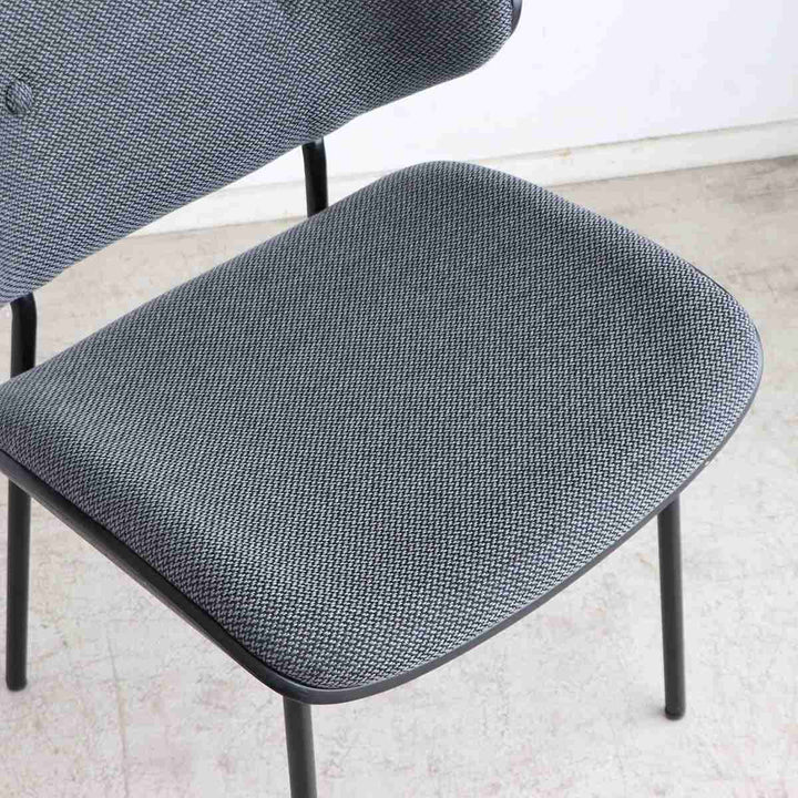 ダイニングチェア座面高44cmファブリック合皮キロDチェア