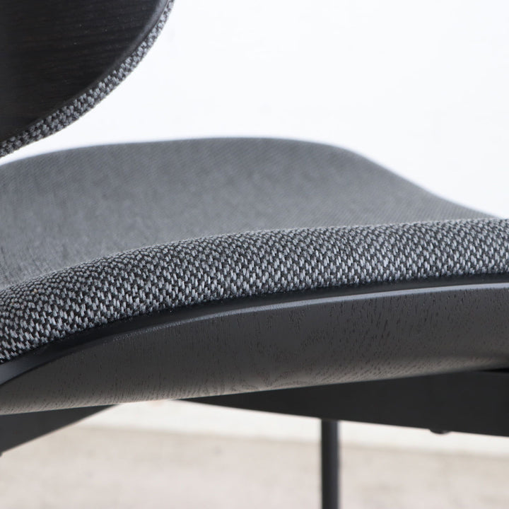 ダイニングチェア座面高44cmファブリック合皮キロDチェア