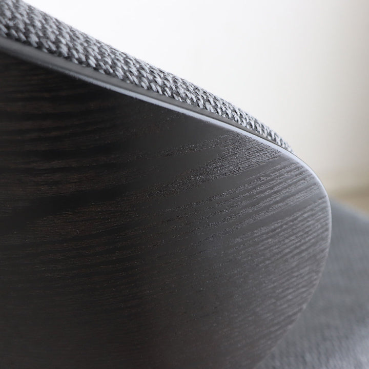 ダイニングチェア座面高44cmファブリック合皮キロDチェア