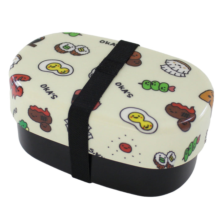 弁当箱570ml2段布貼小判弁当570OKA’S