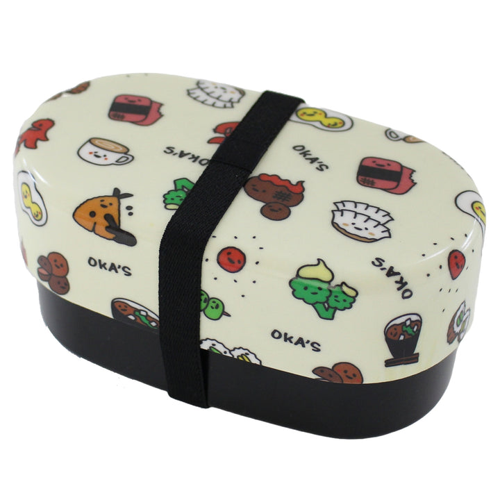 弁当箱830ml2段布貼小判弁当830OKA’S