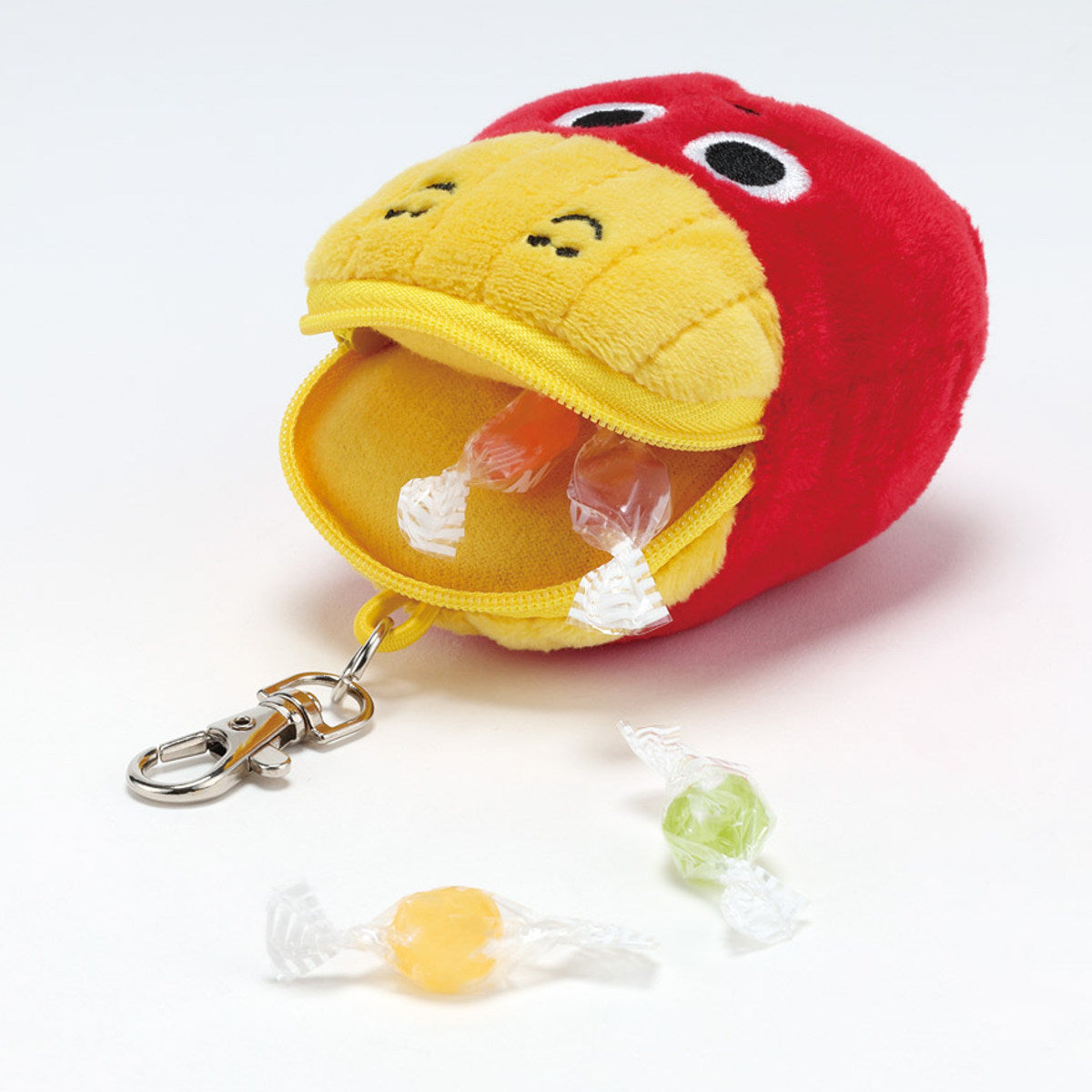 キーホルダー リール付き ぬいぐるみキーホルダー バーガーコンクス