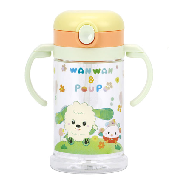 ベビーマグ折りたたみストローマグ持ち手付きいないいないばあっ！