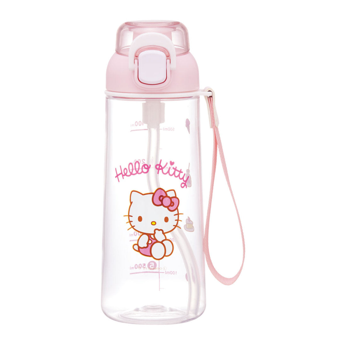 水筒 630ml ワンプッシュストローボトル ハローキティ – ハウジー