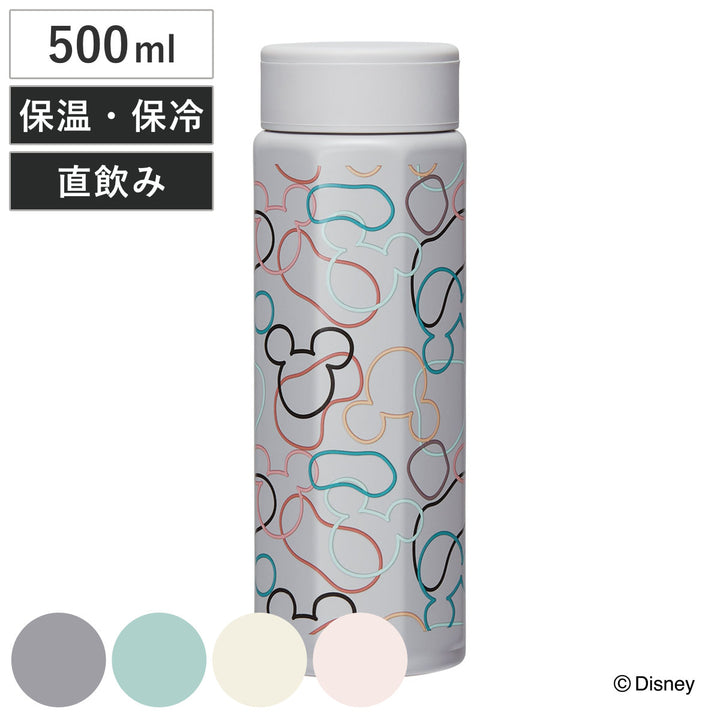 水筒八角ステンレスボトル500mlミッキー