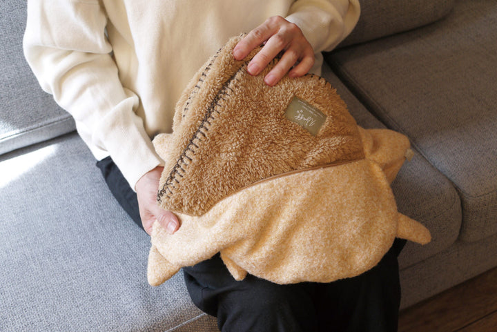 ブランケットインクッションにゃふにゃふ100x70cmネコ