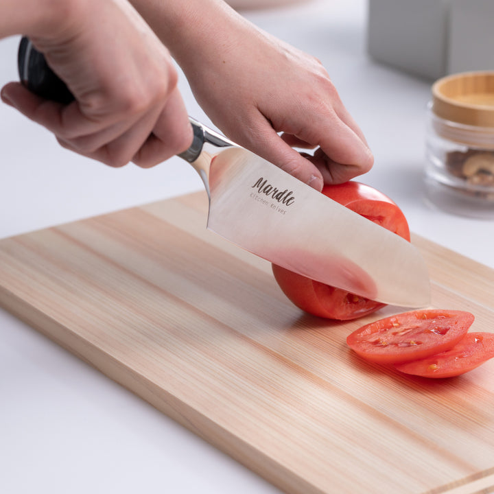 三徳包丁16.5cmマードルキッチンナイフ大理石調