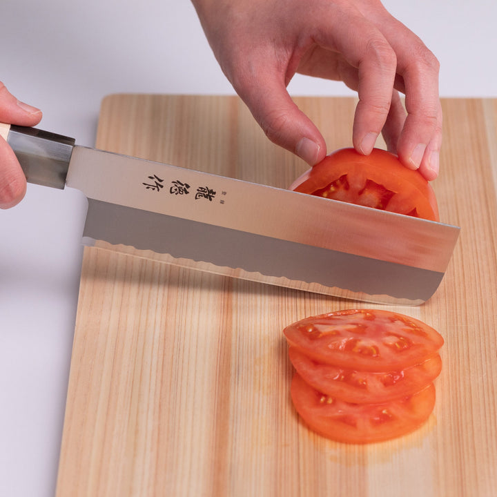 菜切包丁16cm龍徳作八角柄和包丁日本製