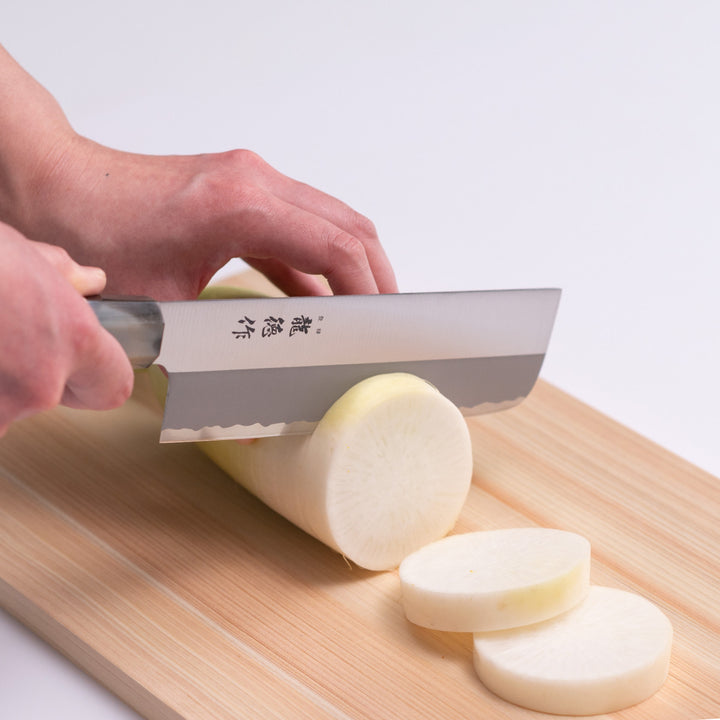菜切包丁16cm龍徳作八角柄和包丁日本製