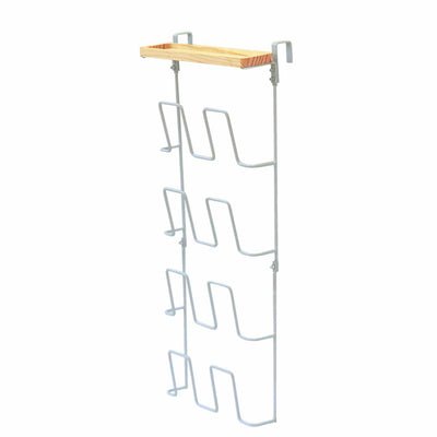 スリッパラック グルヴィ スリッパラック＆トレー スチール 天然木