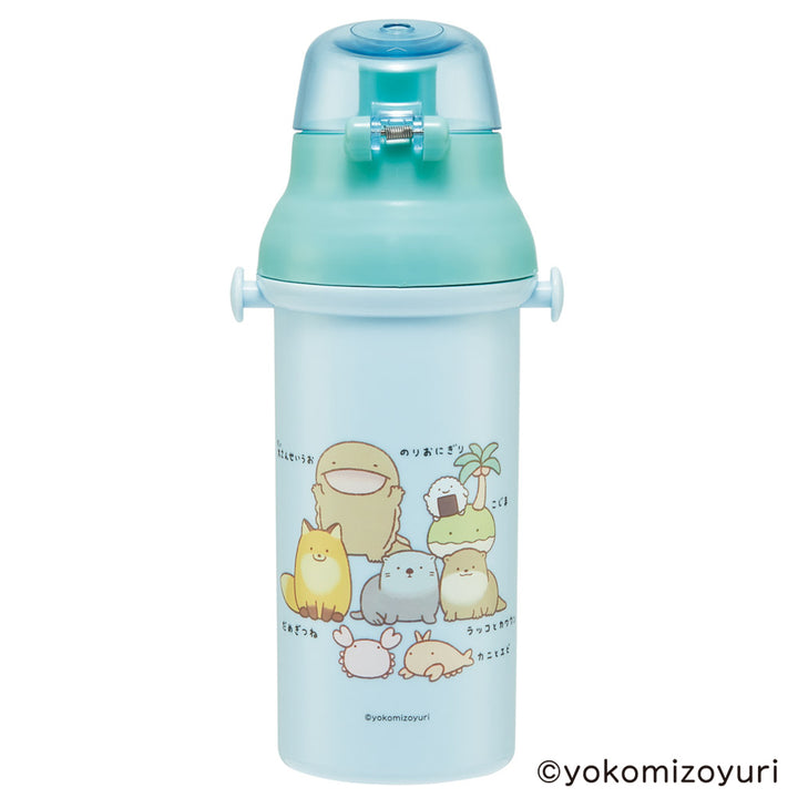 水筒480ml抗菌直飲プラボトルなんでもいきもの