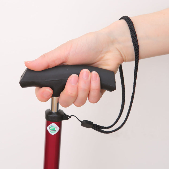 杖伸縮タイプ愛杖ポケットステッキアルミ収納袋付き