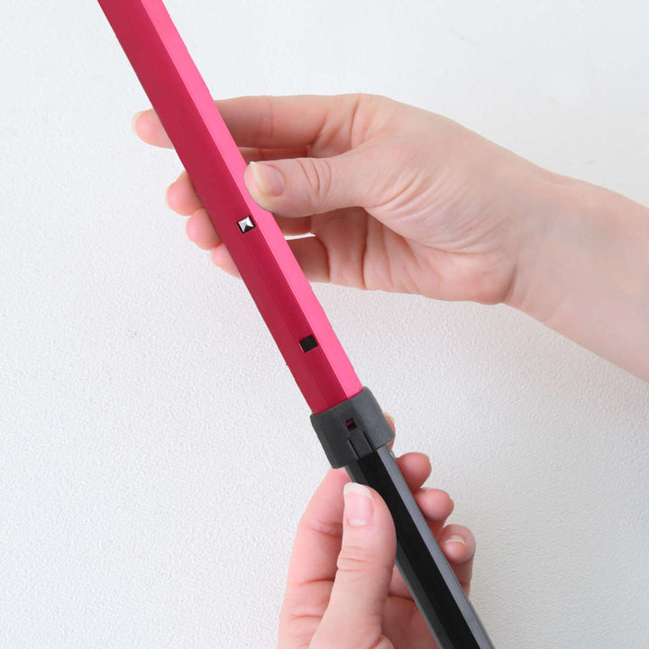 杖伸縮タイプ愛杖ポケットステッキアルミ収納袋付き