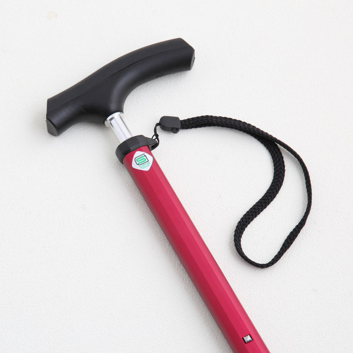 杖伸縮タイプ愛杖ポケットステッキアルミ収納袋付き