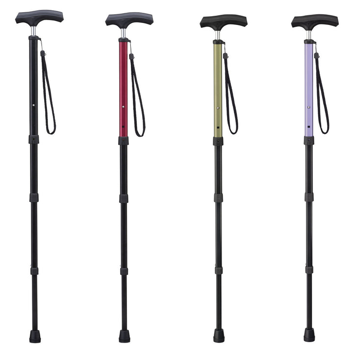 杖伸縮タイプ愛杖ポケットステッキアルミ収納袋付き