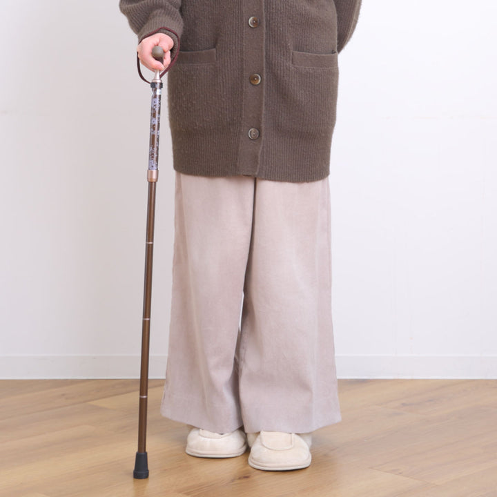 杖折りたたみタイプ愛杖抗菌グリップアルミ