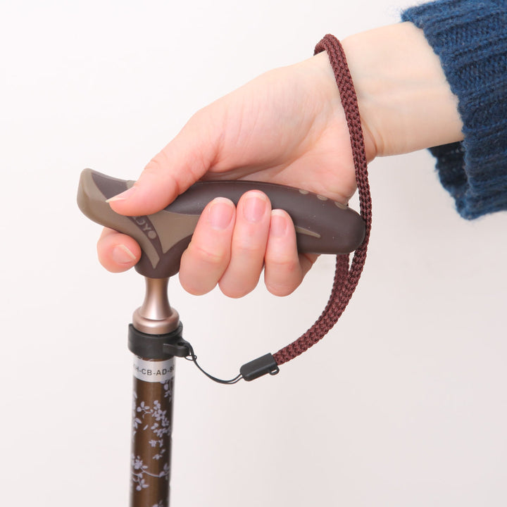 杖折りたたみタイプ愛杖抗菌グリップアルミ