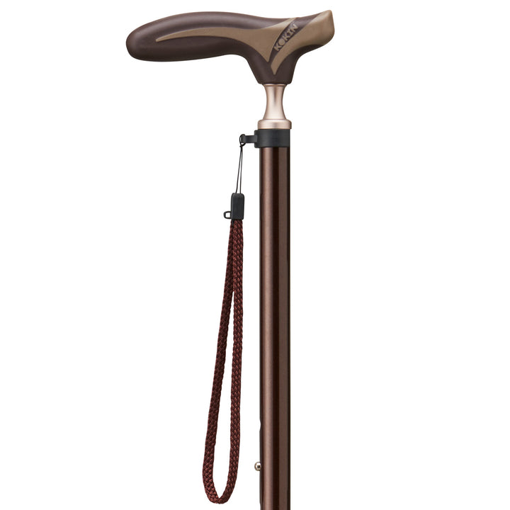 杖伸縮タイプ愛杖抗菌グリップアルミ無地