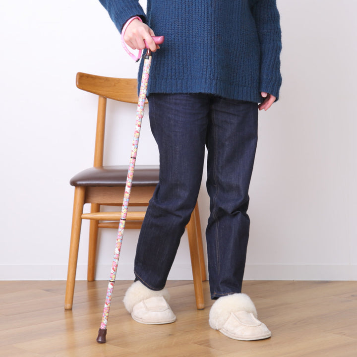 杖折りたたみタイプ愛杖ハローキティアルミ