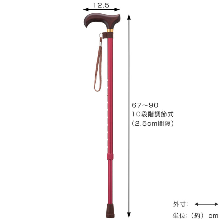 杖伸縮タイプ愛杖Dシリーズアルミ