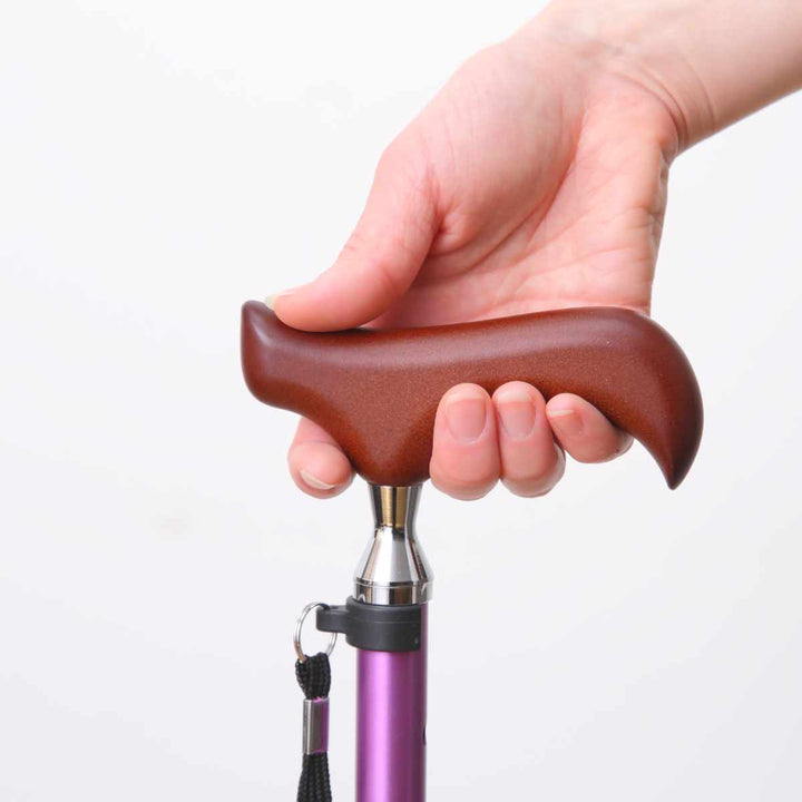 杖折りたたみタイプ愛杖Eシリーズ無地アルミスリムネック