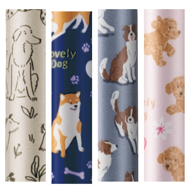 杖折りたたみタイプ愛杖ラブリードッグ犬柄