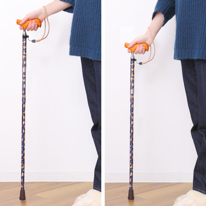 杖折りたたみ愛杖プリティキャッツ猫柄