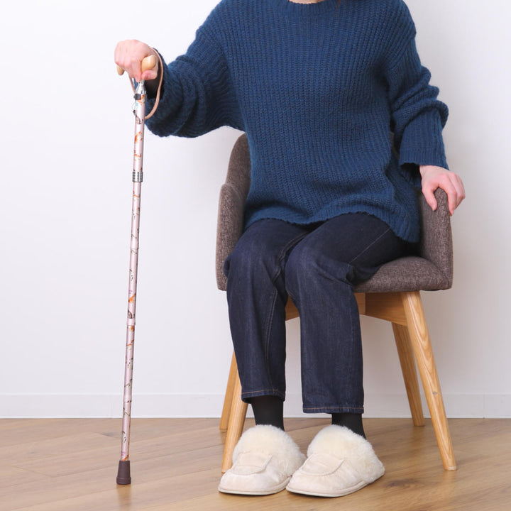 杖折りたたみ愛杖プリティキャッツ猫柄