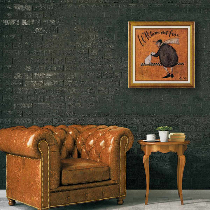 アートパネルサムトフト40.5×40.5cmゴールド