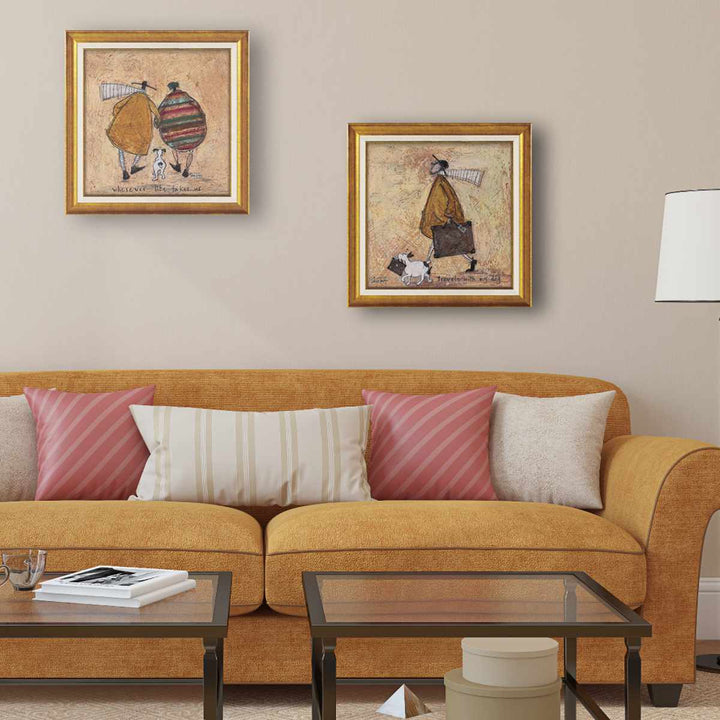 アートパネルサムトフト40.5×40.5cmゴールド