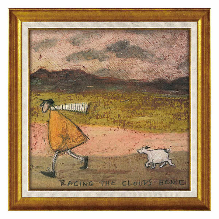 雲と家まで競争だ