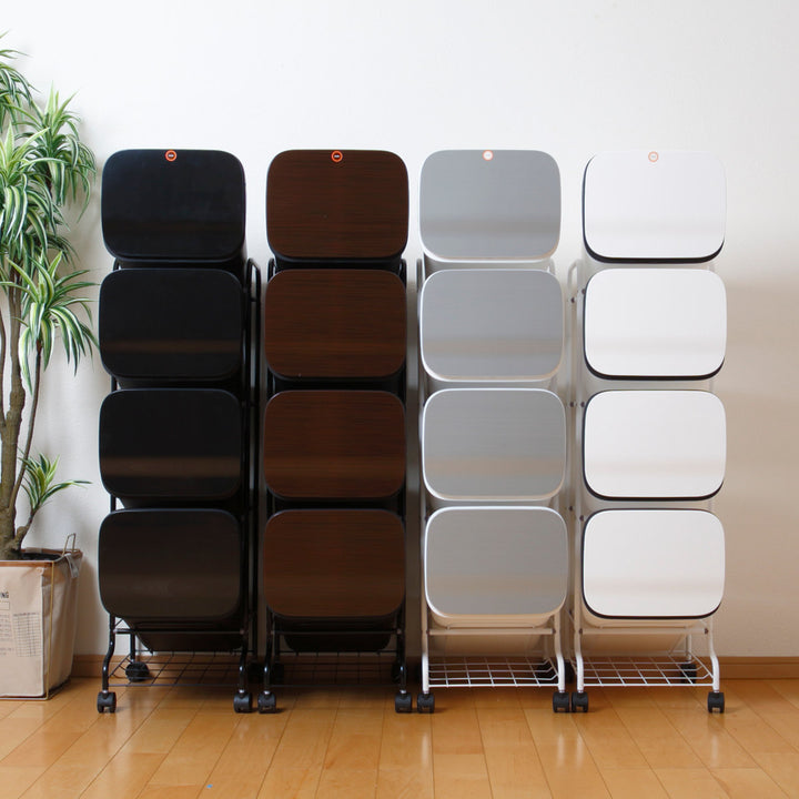 ゴミ箱5段Nスムーススタンドダストボックス