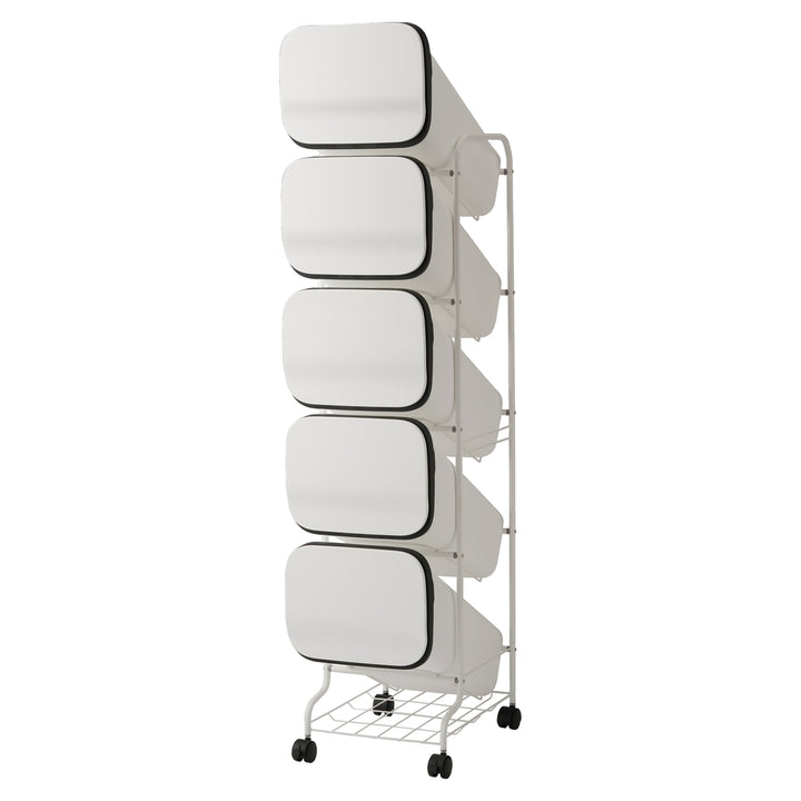 ゴミ箱5段Nスムーススタンドダストボックス