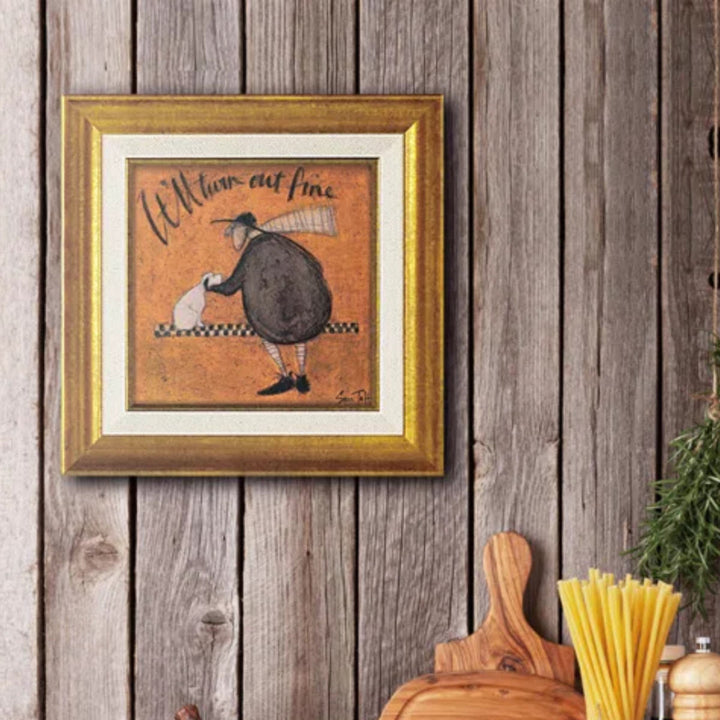 アートパネルサムトフト23.5×23.5cmゴールド