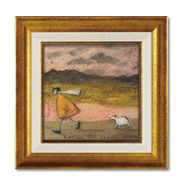 雲と家まで競争だ